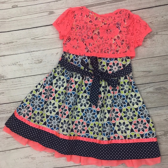 Sugah & Honey Girls 4T Dress With Cardigan - Picture 16 of 16